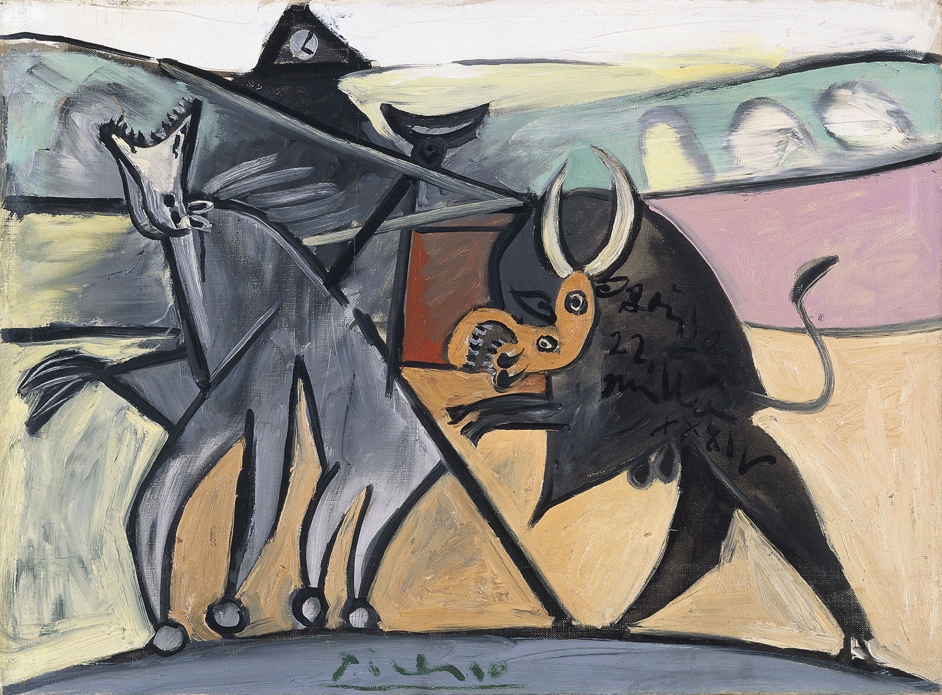 Picasso 1934 Bullfight